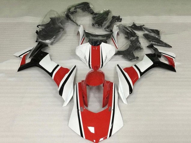2020-2025 White Red Glossy Black Yamaha YZF 1000 R1 Motorcycle Fairings UK