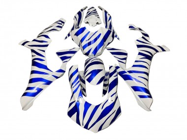 Buy 2020-2025 White Blue Zebra Yamaha YZF 1000 R1 Motorcycle Fairings UK