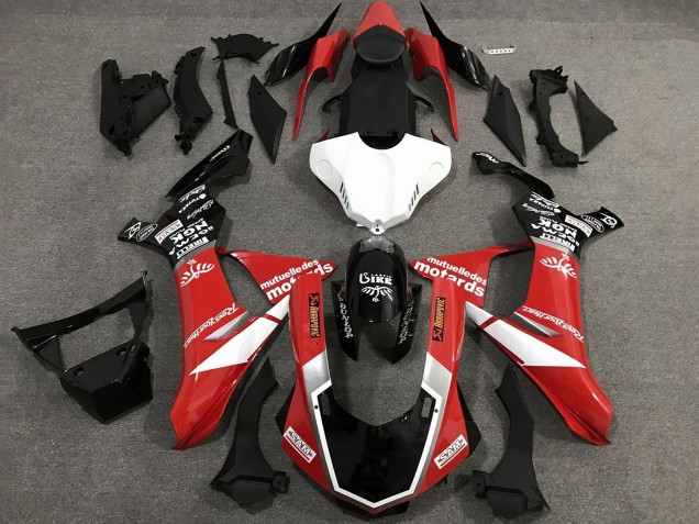 2020-2025 Red White Glossy Black Sam Yamaha YZF 1000 R1 Motorcycle Fairings UK