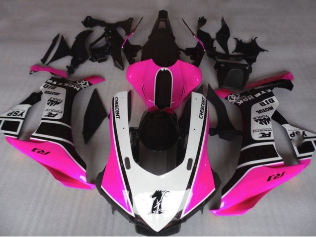 2020-2025 Pink White Glossy Black Yamaha YZF 1000 R1 Motorcycle Fairings UK