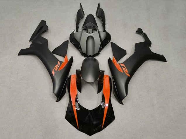 2020-2025 Glossy Black Matte Black Orange Yamaha YZF 1000 R1 Motorcycle Fairings UK