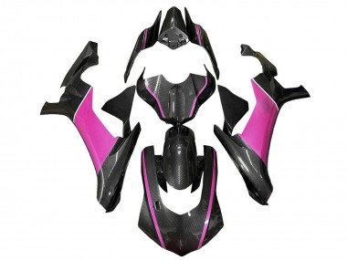 Buy 2020-2025 Faux Carbon Fiber Pink Yamaha YZF 1000 R1 Motorcycle Fairings UK