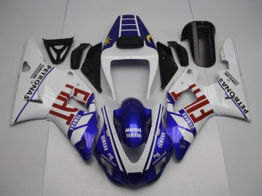 Buy 1998-1999 White Blue Red Yellow Fiat Petronas Motul Yamaha YZF 1000 R1 Motorcycle Fairings UK
