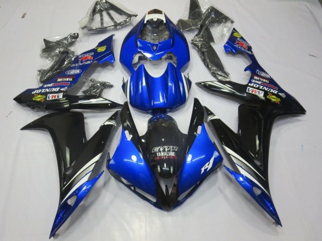 2004-2006 Blue White Silver Black GYTR Yamalube Dunlop Yamaha YZF 1000 R1 Motorcycle Fairings UK