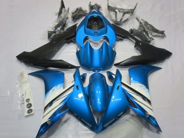 Buy 2004-2006 Light Blue White Matte Black Yamaha YZF 1000 R1 Motorcycle Fairings UK