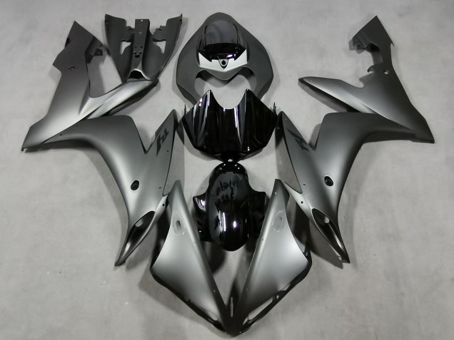 2004-2006 Matte Silver Glossy Black Yamaha YZF 1000 R1 Motorcycle Fairings UK