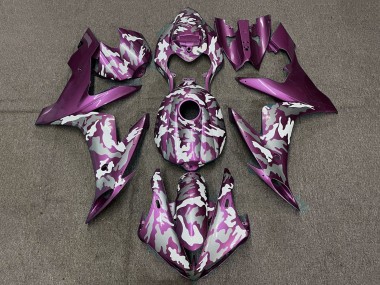 Buy 2004-2006 Light Purple White Grey Camouflage Yamaha YZF 1000 R1 Motorcycle Fairings UK