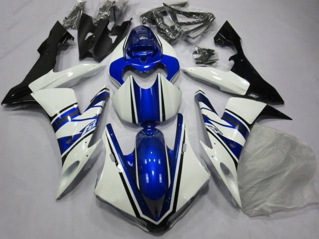 2004-2006 White Blue Black Yamaha YZF 1000 R1 Motorcycle Fairing UK