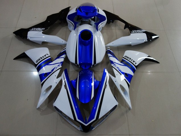 2004-2006 White Blue Black Yamaha YZF 1000 R1 Motorcycle Fairings UK