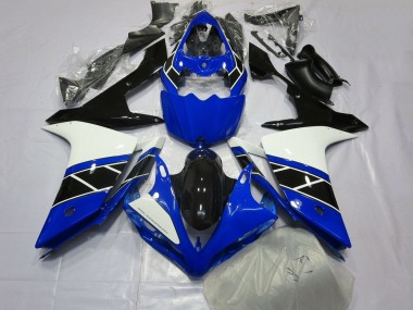 Buy 2007-2008 Blue White Black Yamaha YZF 1000 R1 Bike Fairings UK