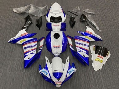 Buy 2007-2008 White Blue Red Volvo Fimer Sterilgarda Yamaha YZF 1000 R1 Motorcycle Fairings UK