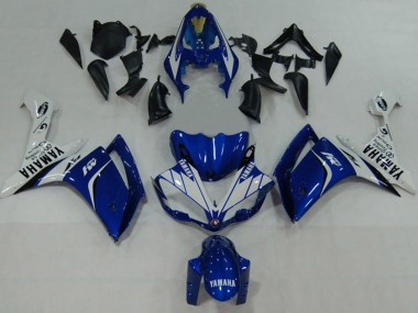 Buy 2007-2008 Blue White Black M1 Yamaha YZF 1000 R1 Motorcycle Fairings UK