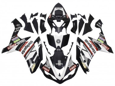 Buy 2007-2008 White Red Black Volvo Fimer Yamalube Sterilgarda Yamaha YZF 1000 R1 Motorcycle Fairings UK