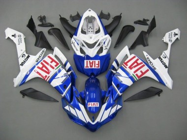 Buy 2007-2008 White Blue Red Fiat Yamaha YZF 1000 R1 Motorcycle Fairings UK