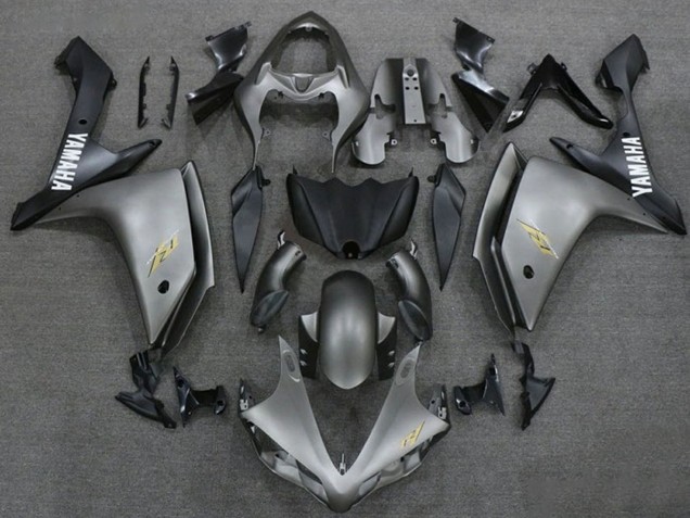 2007-2008 Dark Silver Matte Black Yamaha YZF 1000 R1 Motorcycle Fairings UK