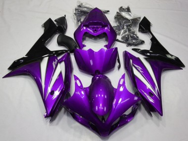 Buy 2007-2008 Purple White Black Yamaha YZF 1000 R1 Motorcycle Fairings UK