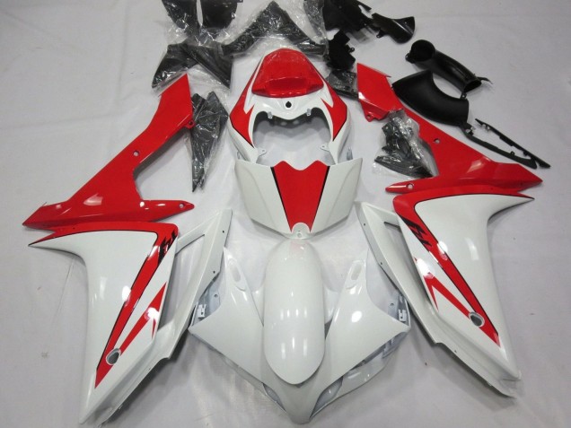 2007-2008 White Red Yamaha YZF 1000 R1 Motorcycle Fairing UK