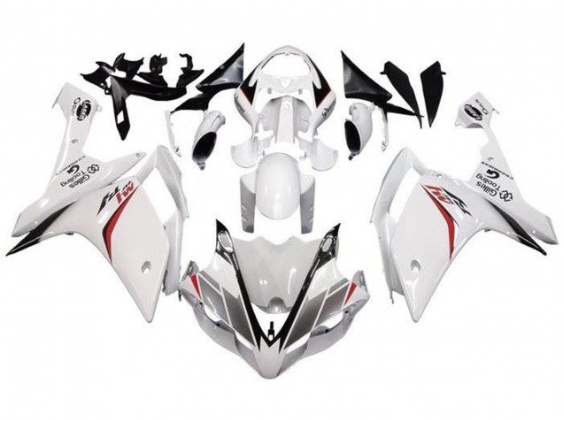 2007-2008 White Red Black Stripe Yamaha YZF 1000 R1 Motorcycle Fairing UK