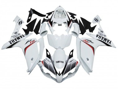 Buy 2007-2008 White Red Black Stripe M1 Yamaha YZF 1000 R1 Motorcycle Fairings UK