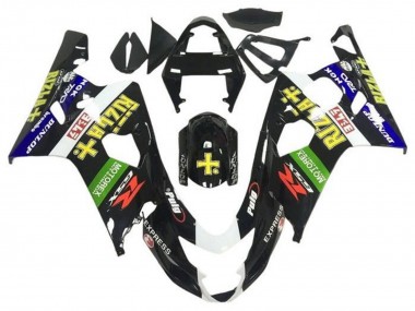 Buy 2004-2005 Glossy Black Blue Green Yellow Rizla Suzuki GSXR 600 / GSXR 750 Motorcycle Fairings UK