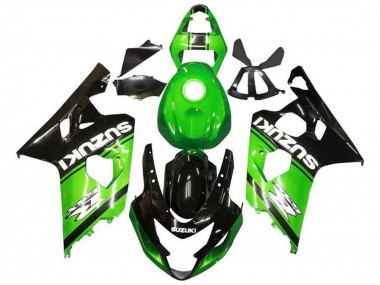 Buy 2004-2005 Green Black White Suzuki GSXR 600 / GSXR 750 Motorcycle Fairings UK