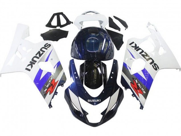 2004-2005 White Blue Black Red Suzuki GSXR 600 / GSXR 750 Motorcycle Fairings UK