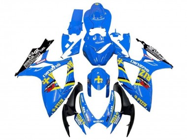 Buy 2006-2007 Blue Yellow Black Rizla Suzuki GSXR 600 / GSXR 750 Motorcycle Fairings UK