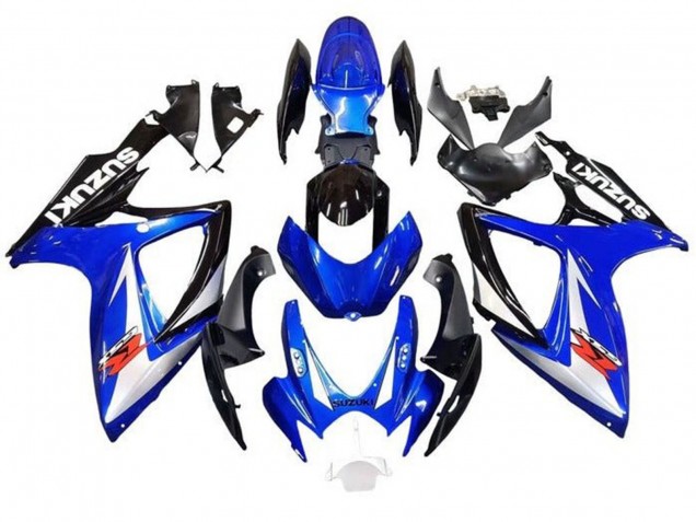 2006-2007 Blue White Black Red Suzuki GSXR 600 / GSXR 750 Motorcycle Fairings UK