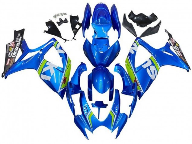 2006-2007 Blue White Green Black Suzuki GSXR 600 / GSXR 750 Motorcycle Fairings UK