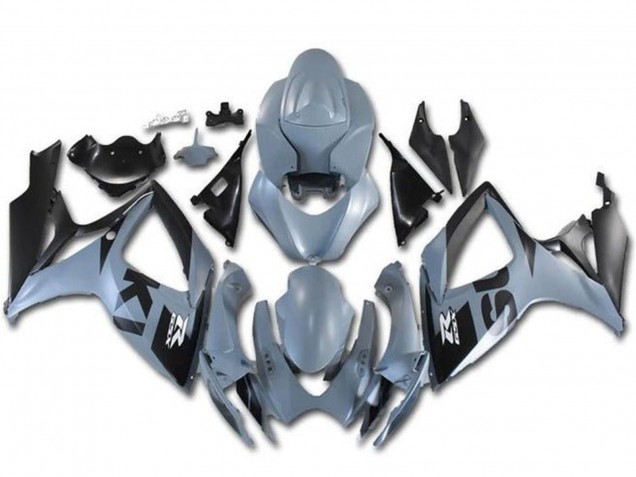 2006-2007 Grey Black Suzuki GSXR 600 / GSXR 750 Motorcycle Fairings UK