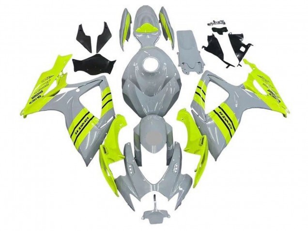 2006-2007 Grey Neon Yellow Suzuki GSXR 600 / GSXR 750 Motorcycle Fairings UK