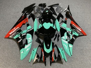 Buy 2006-2007 Light Green Red Black Petronas Motul Yamaha YZF R6 Motorcycle Fairings UK