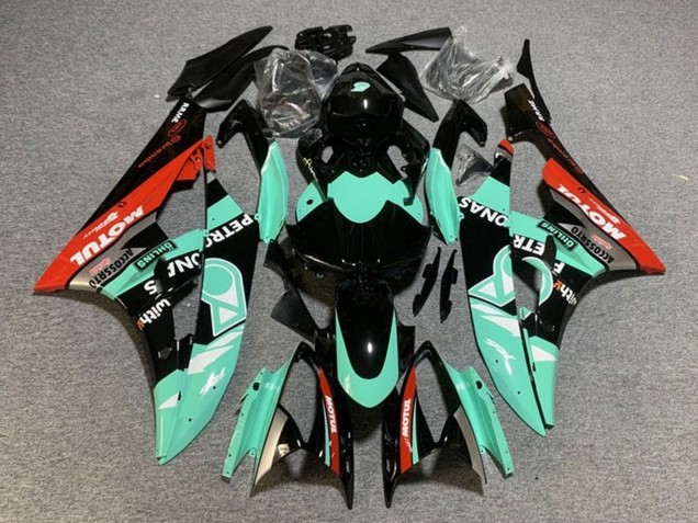 2006-2007 Light Green Red Black Petronas Motul Yamaha YZF R6 Motorcycle Fairings UK