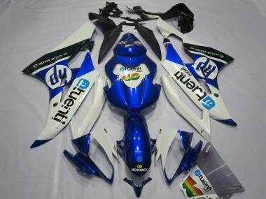 Buy 2006-2007 White Blue Black Yamaha YZF R6 Motorcycle Fairings UK