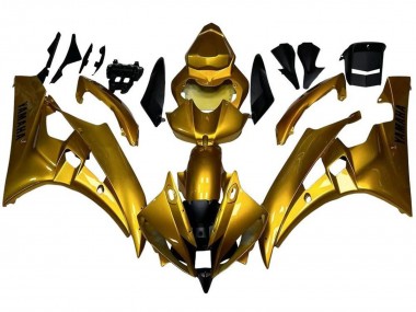 Buy 2006-2007 Gold Yamaha YZF R6 Motorcycle Fairings UK