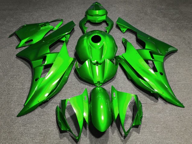 2006-2007 Green Yamaha YZF R6 Motorcycle Fairings UK