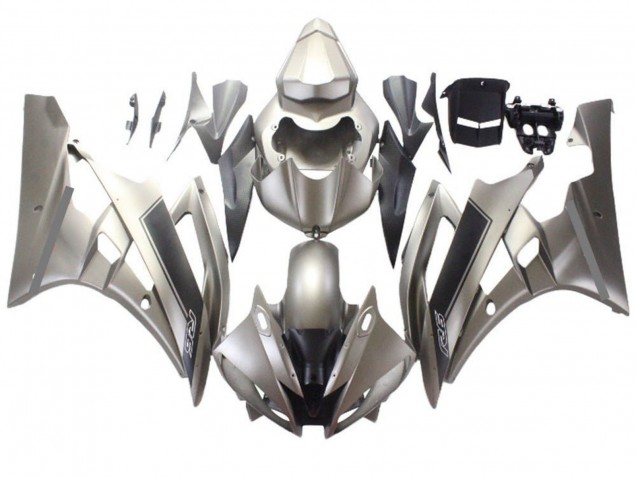 2006-2007 Silver Grey Yamaha YZF R6 Motorcycle Fairings UK