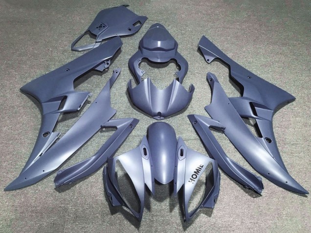 2006-2007 Matte Silver Blue Yamaha YZF R6 Motorcycle Fairings UK