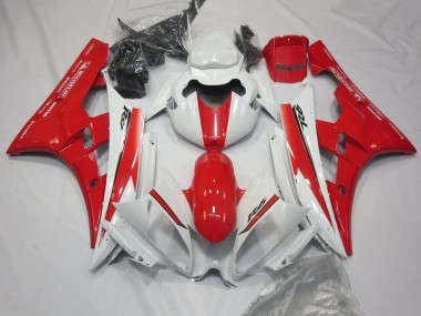 Buy 2006-2007 White Red Motul Michelin Yamaha YZF R6 Motorcycle Fairings UK