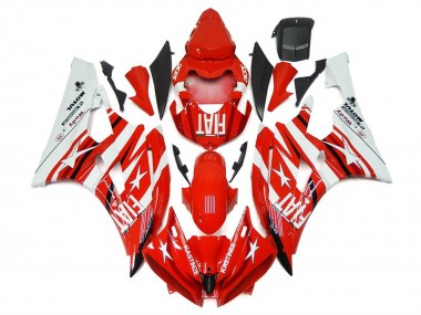 Buy 2006-2007 White Red Fiat Star Michelin Motul Yamaha YZF R6 Motorcycle Fairings UK