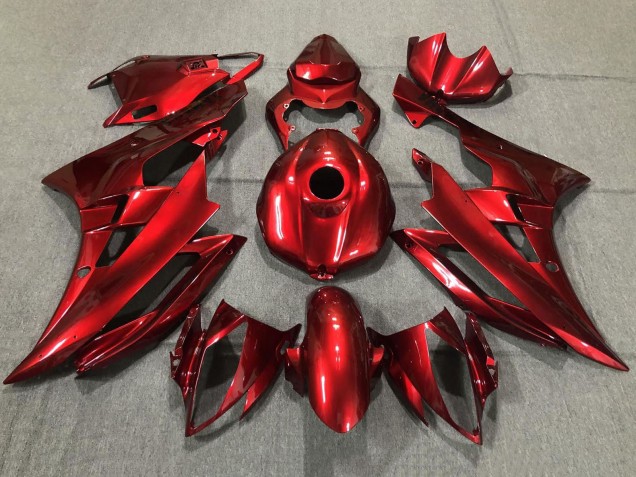 2006-2007 Red Yamaha YZF R6 Motorcycle Fairings UK
