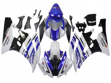 Buy 2006-2007 White Blue Black ENEOS Yamalube Yamaha YZF R6 Motorcycle Fairings UK