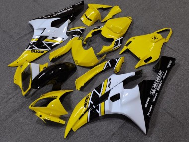 Buy 2006-2007 Yellow White Glossy Black Motul Michelin Yamaha YZF R6 Motorcycle Fairings UK