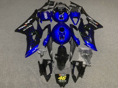 Buy 2008-2016 Blue Black ENEOS Monster 46 Yamaha YZF R6 Motorcycle Fairings UK