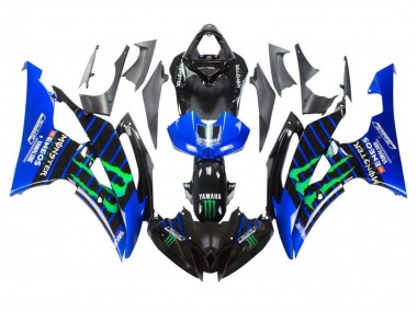 Buy 2008-2016 Blue Black Green Monster ENEOS Yamalube Yamaha YZF R6 Motorcycle Fairings UK