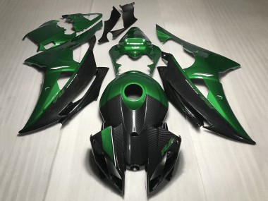 Buy 2008-2016 Green Carbon Fiber Style Yamaha YZF R6 Motorcycle Fairing UK