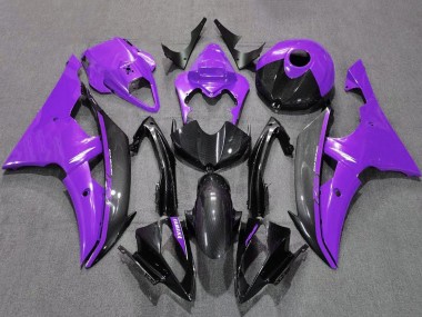 Buy 2008-2016 Purple Black Carbon Fiber Style Yamaha YZF R6 Motorcycle Fairings UK