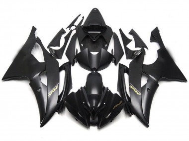 Buy 2008-2016 Matte Black Gold Decals Yamaha YZF R6 Motorcycle Fairings UK