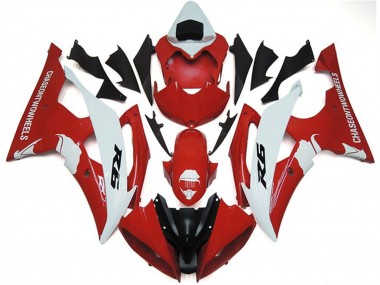 Buy 2008-2016 White Red Black Yamaha YZF R6 Motorcycle Fairings UK