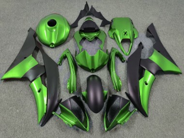 Buy 2008-2016 Green Matte Black Yamaha YZF R6 Motorcycle Fairings UK